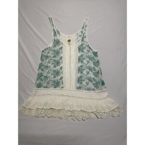 Anthropologie Lilka Boho Sinaloa halter tank top shirt Size Medium